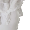 Dekorativ skulptur av manshuvud i harts 44x35,5x60 cm David Val