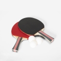 Professionellt pingisbord 274x152,5 cm hopfällbart bordtennisbord racketar bollar Booster Pris