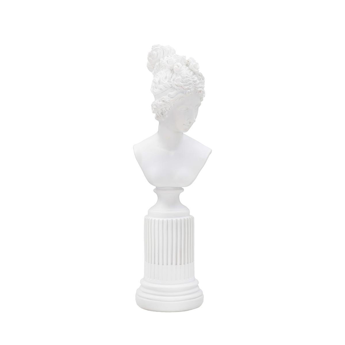 Klassisk skulptur av kvinnobyst i vit resin Era Kampanj Klassisk skulptur av kvinnobyst i vit resin Era Kampanj