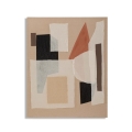 Abstrakt målning på duk i boho chic-stil 100x80 cm Seyla Kampanj