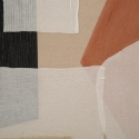 Abstrakt målning på duk i boho chic-stil 100x80 cm Seyla Erbjudande