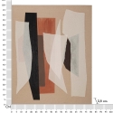 Abstrakt målning på duk geometrisk boho-chic 100x80 cm Naruk Katalog