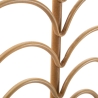 Dekorativ väggpanel med bambueffekt fläktformad 160x80 cm Panama Rea