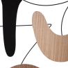 3D väggpanel i trä och metall, modern design, Astroy Erbjudande
