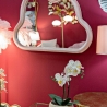 Väggspegel i molnform med ram i sammet 90x60 cm Cloud Katalog