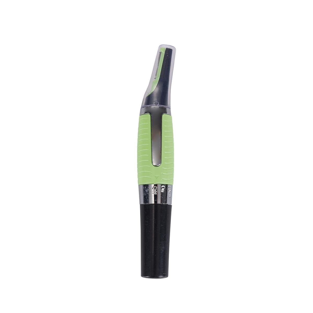 Precisionsrakapparat med LED, batteridriven, 2 kammar, svart och grön Spark Kampanj Precisionsrakapparat med LED, batteridriven, 2 kammar, svart och grön Spark Kampanj