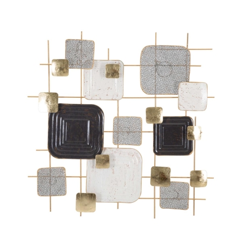 3D Dekorativ Panel i Abstrakt Geometrisk Stil Square Kampanj