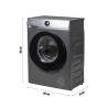 Tvättmaskin 6 kg 11 program 1200 RPM Tivra 