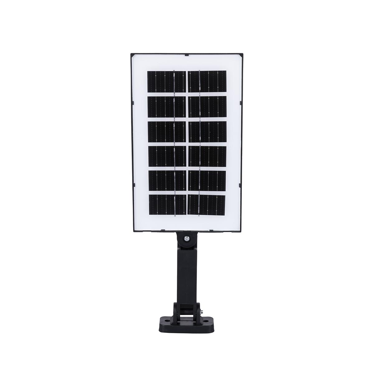 Solta LED-vägglampa med solpanel och sensor samt fjärrkontroll