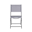 Hopfällbar utomhusstol med järnstomme polyester PVC Maratea Rabatter