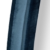 Väggspegel i blå sammet, formad, 160x40x4cm Chanel Rabatter