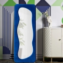 Väggspegel med ram i sammet 160x60x4 cm Theodor Försäljning