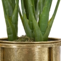Set med 2 blomkrukor i guldfärgad metall Lumai Katalog