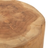 Handgjord pall i teak, etnisk stil Stold Val