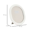 Ovally Oval Vit Fotoram i Resin 20x25 cm Katalog