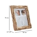 Rektangulär fotoram i trä 26x32cm Nature Katalog