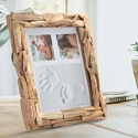 Rektangulär fotoram i trä 26x32cm Nature Försäljning