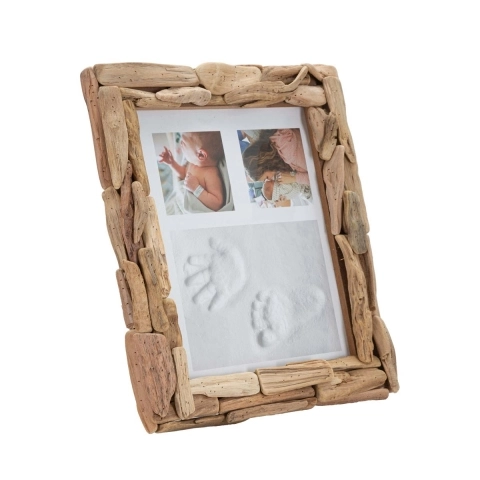 Rektangulär fotoram i trä 26x32cm Nature Kampanj