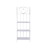 Scaffale 4 ripiani richiudibile in ferro 60,5x28xh.167cm bianco Ravun Erbjudande