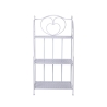 Scaffale 3 ripiani richiudibile in ferro 60,5x28xh.127cm bianco Karnel Erbjudande