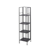 Scaffale da esterno slim 4 ripiani in ferro battuto richiudibile Nuvia Bestånd