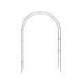 Arco da giardino in ferro 140x240 cm Eden Kampanj