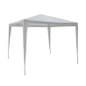 Gazebo 3x3 idrorepellente montaggio rapido con kit bianco Tropico Rabatter