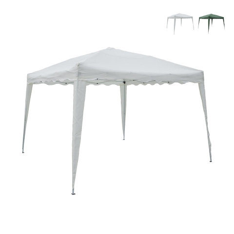 Gazebo estensibile verde 3x3 in alluminio richiudibile Rapido Kampanj