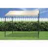 Gazebo a veranda idrorepellente 3x2,5m in ferro ecrù Sarnok Rea