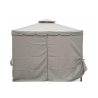 Gazebo idrorepellente 3x3m 4 tende laterali ferro tortora Tangeri Erbjudande