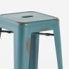 pall i metall industriell design vintage bar och kök stil steel stale Egenskaper