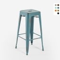 pall i metall industriell design vintage bar och kök stil steel stale Kampanj