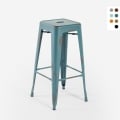 pall i metall industriell design vintage bar och kök stil steel stale Kampanj
