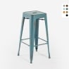 pall i metall industriell design vintage bar och kök stil steel stale Kampanj