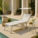Solsäng Strand Hav i Aluminium Professionell Santorini Rea