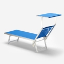 4 Solsängar Hav och Strand Professionell i Aluminium Santorini 