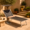 2 Solsängar Strand Hav I Aluminium Santorini Limited Edition Rea