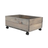 FSC-certifierad blomlåda i trä med hjul 59x39,2x25,2 cm Kampanj