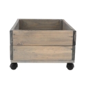 FSC-certifierad blomlåda i trä med hjul 59x39,2x25,2 cm Rea
