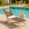 4 Solsängar Strand Hav I Aluminium Santorini Limited Edition Rea