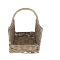 Flätad vedkorg med handtag 45,8x36x51,5 cm Katalog