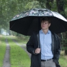 Fantasiparaply med fågelmönster som ändrar färg i regn Egenskaper