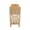 Höjd trädplanterare i naturligt trä 80,5x37,3x78,2 cm Katalog