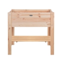 Höjd trädplanterare i naturligt trä 80,5x37,3x78,2 cm Försäljning