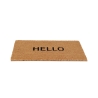 Entrématta i kokosfiber med texten "Hello" Försäljning