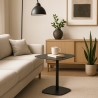 DUSK Lågt soffbord med modern design i svart metall Försäljning