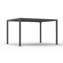 Bioklimatisk trädgårdspergola i aluminium 3x4m Manuell Trinidad Rea