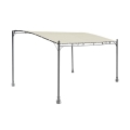 Väggmonterad pergola i järn 3x4 m för utomhusbruk Kansas Kampanj