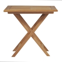 Fällbart trädgårdsbord i teak, 80x120cm, Lipari Erbjudande