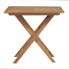 Fällbart trädgårdsbord i teak, 80x120cm, Lipari Erbjudande
